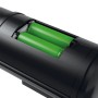 Detailaufnahme: Abschließbarer Basi Fenstergriff (8er Set) mit Batterien. Fenstersicherung in Alu Weiß.